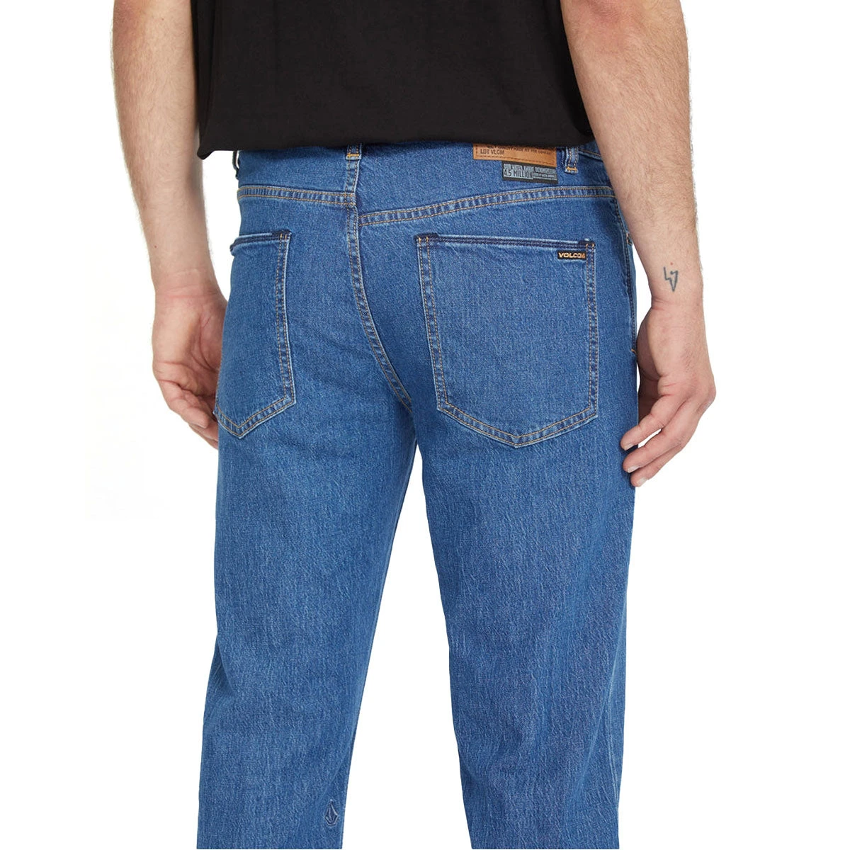 Volcom Solver Denim Jeans - Bold Blue 5 Volcom Solver Denim Jeans - Bold Blue - Image 3