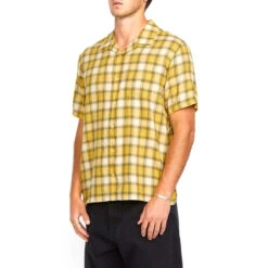 Volcom Stone Facet Shirt - Seedy Yellow -DADDIES Skate Gear 196134984801 3