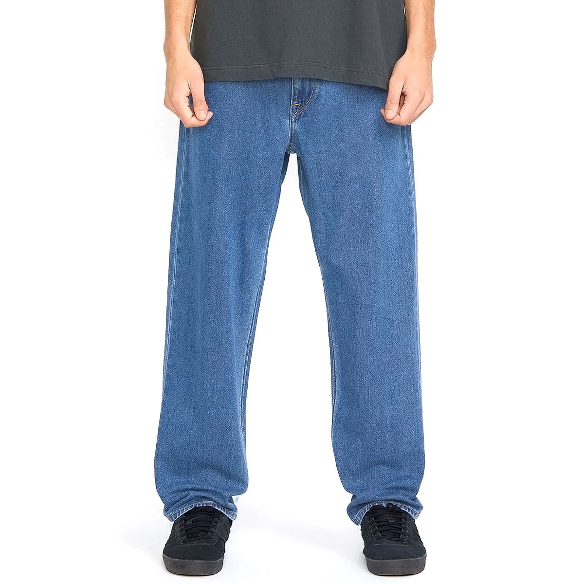 Volcom Modown Tapered Denim Jeans - Standard Issue Blue 3 Volcom Modown Tapered Denim Jeans - Standard Issue Blue