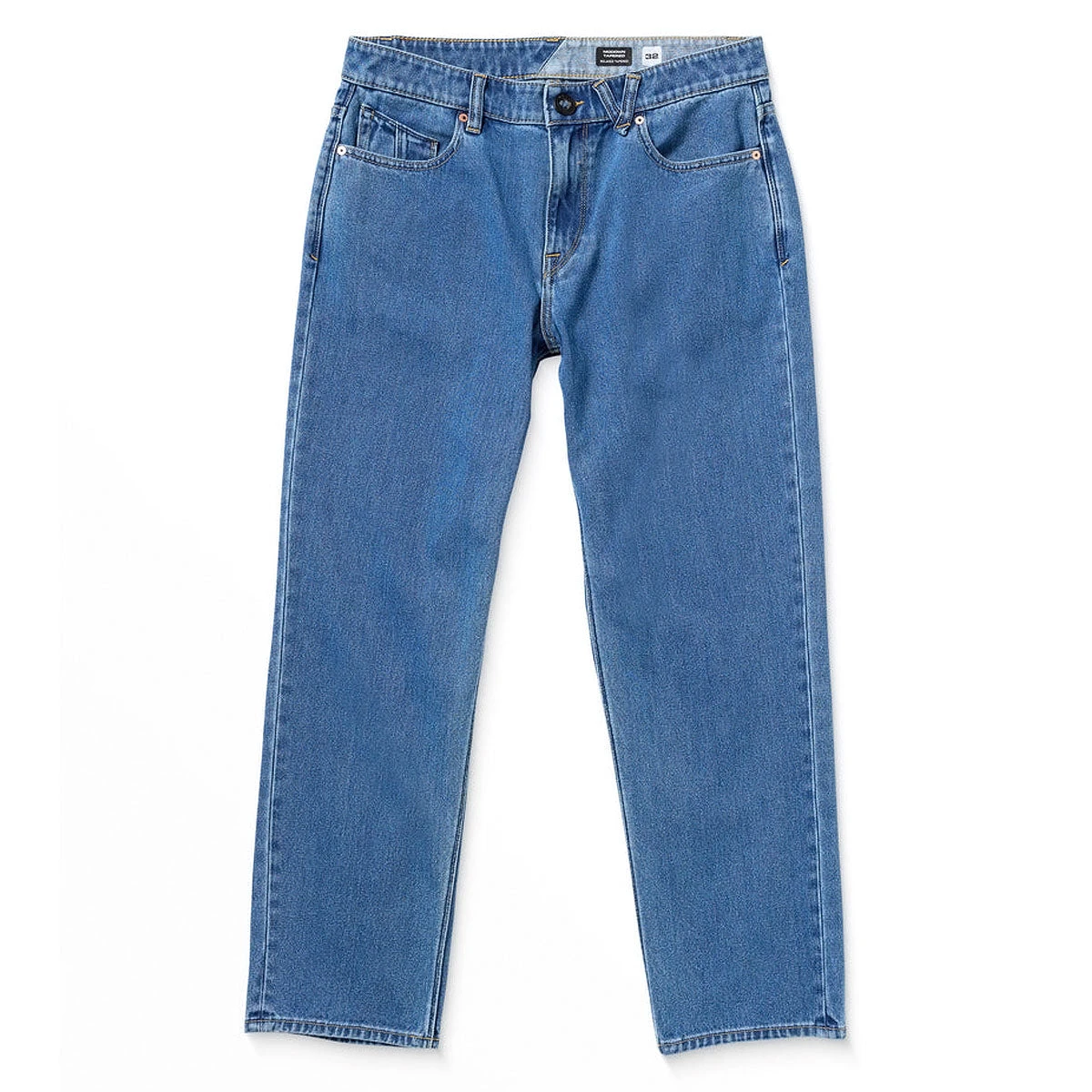 Volcom Modown Tapered Denim Jeans - Standard Issue Blue 7 Volcom Modown Tapered Denim Jeans - Standard Issue Blue - Image 5
