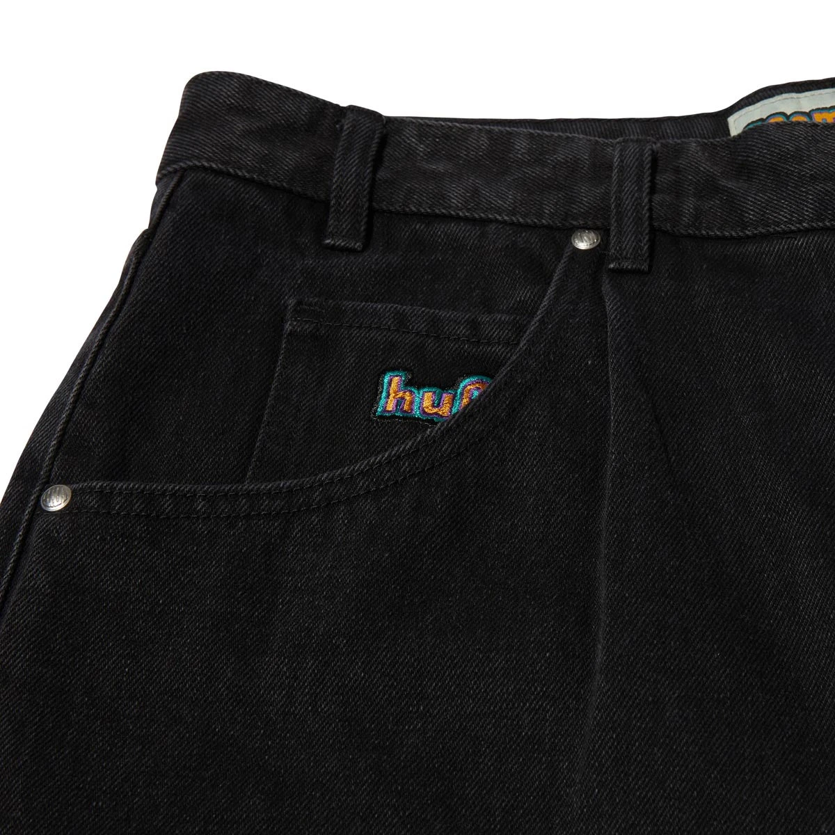HUF Cromer Shorts - Washed Black 5 HUF Cromer Shorts - Washed Black - Image 3