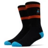 Lakai X Poler Summit Crew Socks - Black 2 Lakai X Poler Summit Crew Socks - Black -DADDIES Skate Gear 196377190069 1