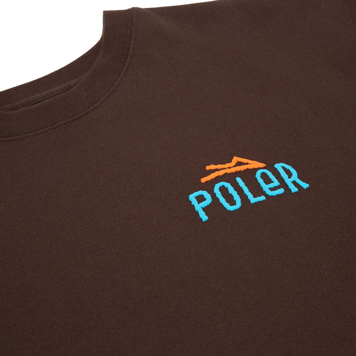 Lakai X Poler Lakai Vibes Crewneck Sweater - Chocolate 5 Lakai X Poler Lakai Vibes Crewneck Sweater - Chocolate - Image 3