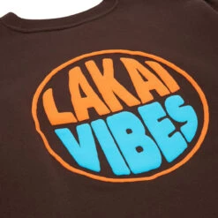 Lakai X Poler Lakai Vibes Crewneck Sweater - Chocolate 10 Lakai X Poler Lakai Vibes Crewneck Sweater - Chocolate -DADDIES Skate Gear 196377190533 4