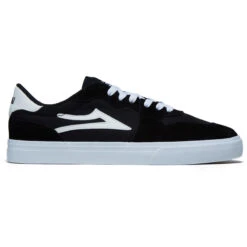 Lakai York Shoes - Black/White Suede