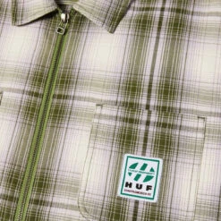 HUF Fillmore Plaid Shacket Jacket - Leaf 9 HUF Fillmore Plaid Shacket Jacket - Leaf -DADDIES Skate Gear 196377201000 4