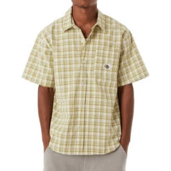 HUF Total Eclipse Plaid Shirt - Mustard