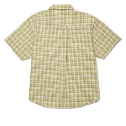 HUF Total Eclipse Plaid Shirt - Mustard -DADDIES Skate Gear 196377201604 4