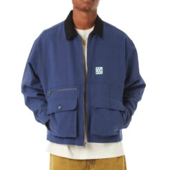 HUF Chilton Chore Jacket - Navy