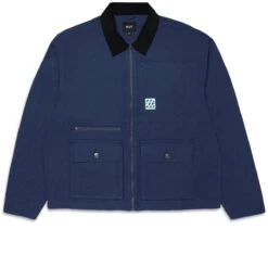 HUF Chilton Chore Jacket - Navy -DADDIES Skate Gear 196377202298 5