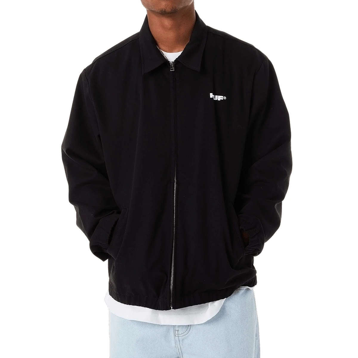 HUF Stax Jacket - Black 4 HUF Stax Jacket - Black - Image 2