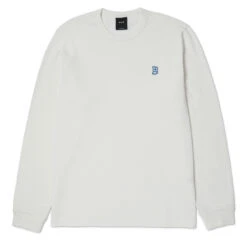 HUF Shrader Long Sleeve Thermal Shirt - White 7 HUF Shrader Long Sleeve Thermal Shirt - White -DADDIES Skate Gear 196377202991 2
