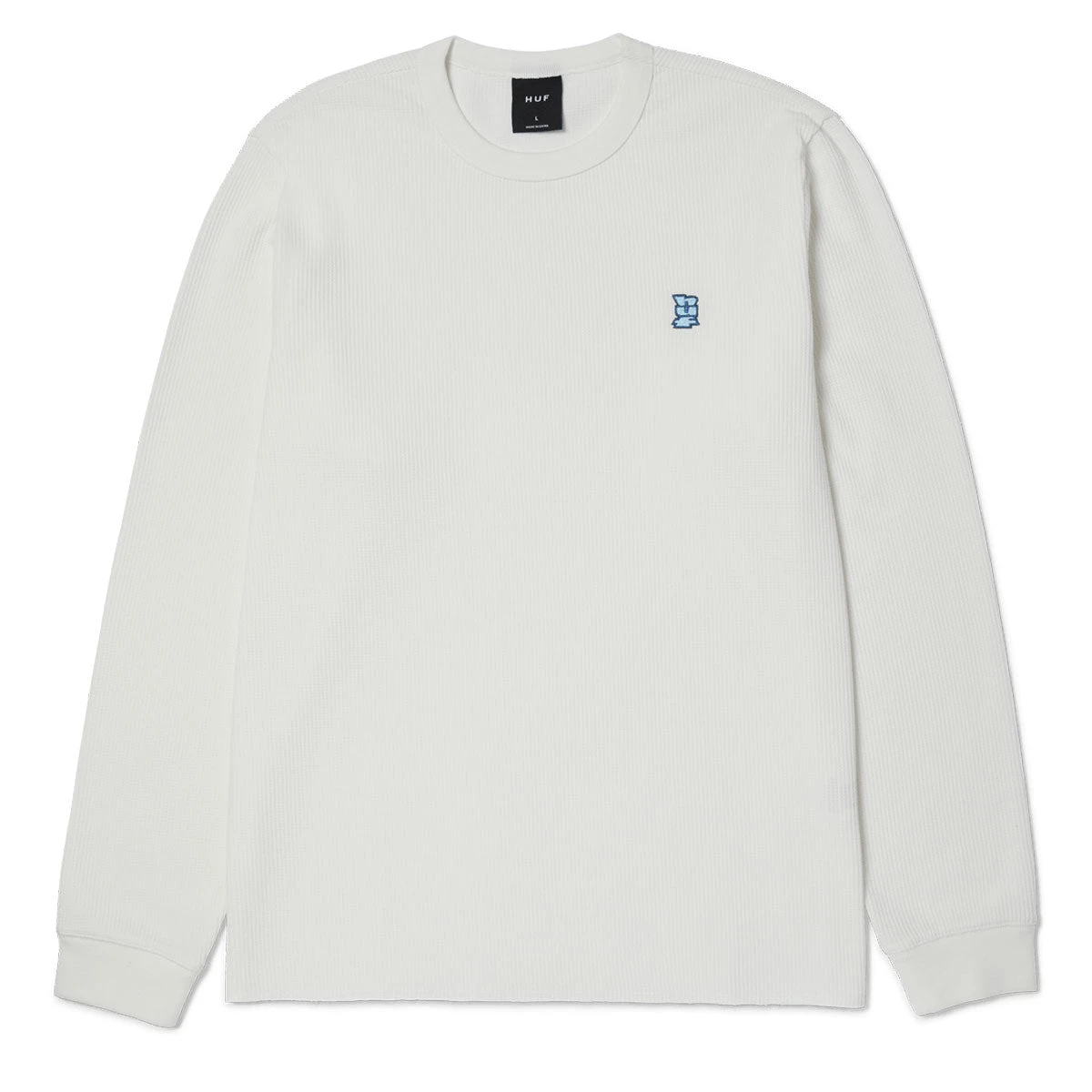 HUF Shrader Long Sleeve Thermal Shirt - White 4 HUF Shrader Long Sleeve Thermal Shirt - White - Image 2