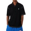 HUF Waffle Knit Contrast Polo Shirt - Black -DADDIES Skate Gear 196377203295 1