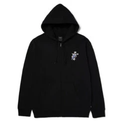 HUF Cupid Full Zip Hoodie - Black
