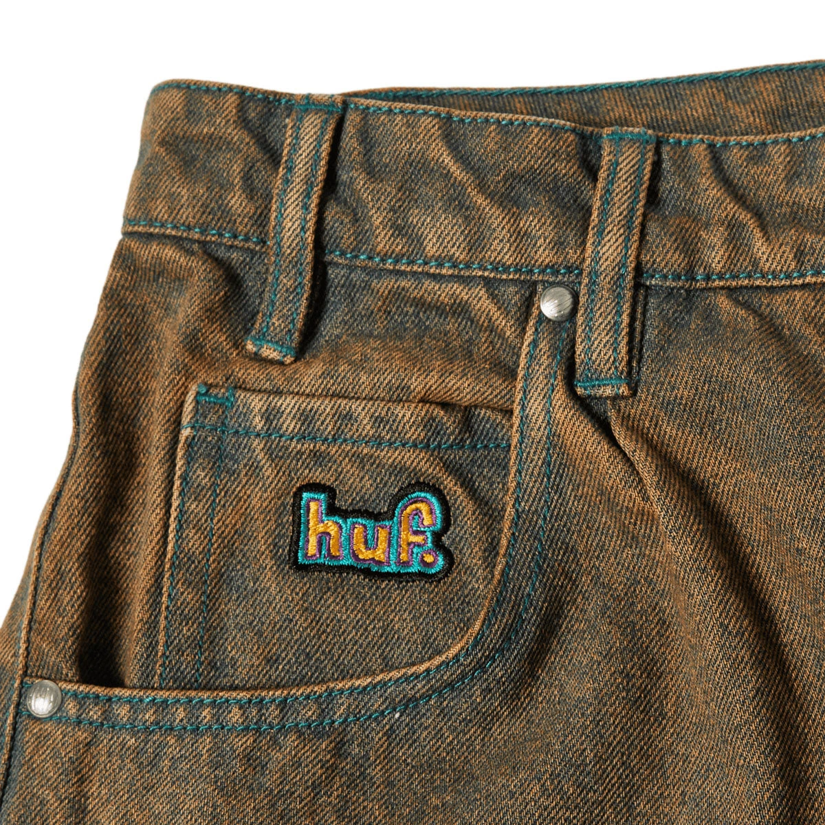 HUF Cromer Shorts - Burnt Blue 5 HUF Cromer Shorts - Burnt Blue - Image 3
