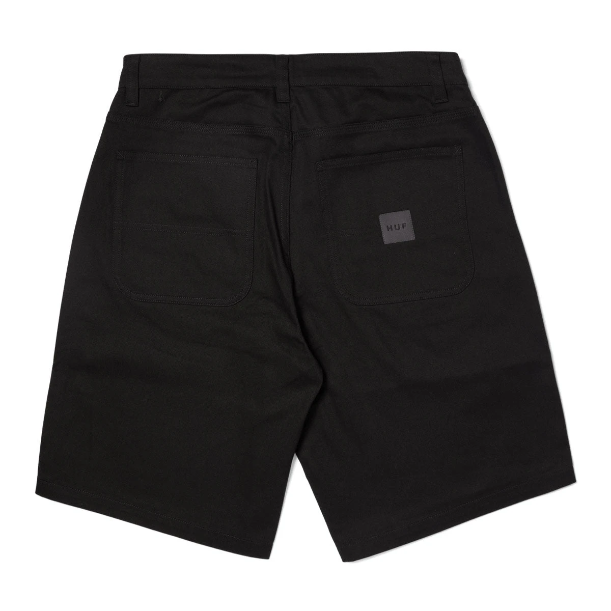 HUF Classic H Double Knee Work Shorts - Black 4 HUF Classic H Double Knee Work Shorts - Black - Image 2