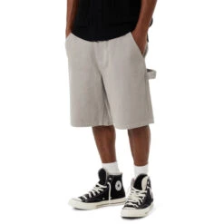 HUF Total Eclipse Twill Work Shorts - Clay 11 HUF Total Eclipse Twill Work Shorts - Clay -DADDIES Skate Gear 196377205626 5