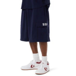 HUF Arch Mesh Cargo Shorts - Navy -DADDIES Skate Gear 196377205749 4