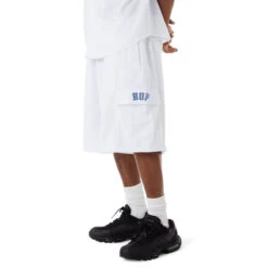 HUF Arch Mesh Cargo Shorts - White -DADDIES Skate Gear 196377205794 3