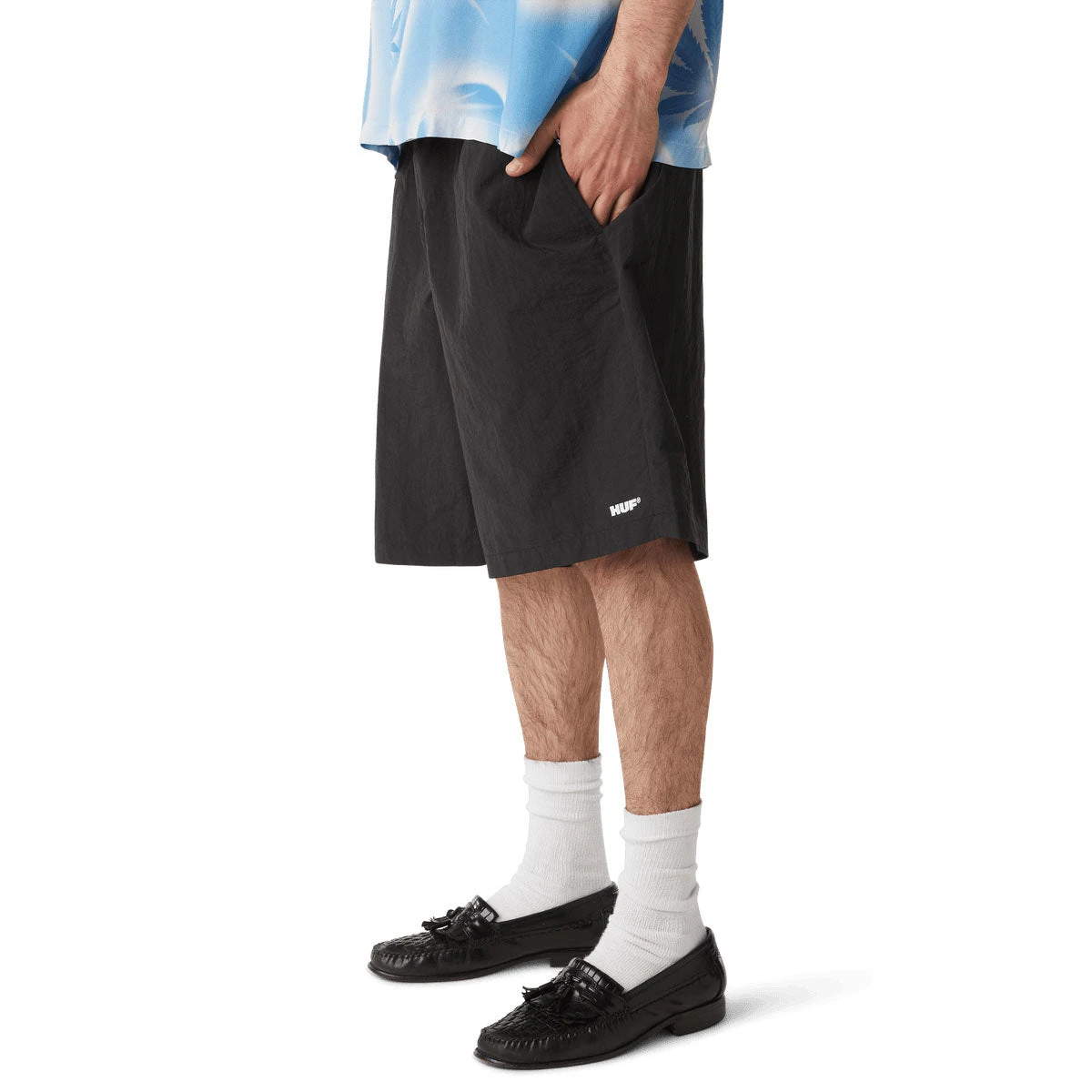 HUF Atlantic Easy Shorts - Black 6 HUF Atlantic Easy Shorts - Black - Image 4
