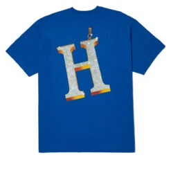 HUF Big H T-Shirt - Cobalt Blue