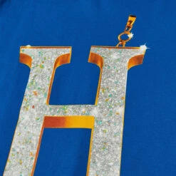HUF Big H T-Shirt - Cobalt Blue -DADDIES Skate Gear 196377208399 4