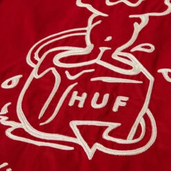 HUF Supplies And Service Shirt - Cardinal -DADDIES Skate Gear 196377232127 4