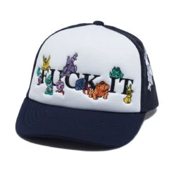 HUF Trip Trucker Hat - Defender Blue