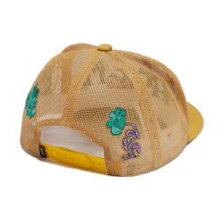 HUF Trip Trucker Hat - Tarragon -DADDIES Skate Gear 196377232615 3