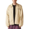 HUF Full Service Shop Jacket - Khaki -DADDIES Skate Gear 196377232899 1
