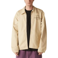 HUF Full Service Shop Jacket - Khaki