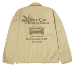 HUF Full Service Shop Jacket - Khaki -DADDIES Skate Gear 196377232899 3