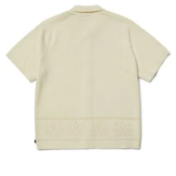 HUF Plantlife Perforated Knit Shirt - Natural 9 HUF Plantlife Perforated Knit Shirt - Natural -DADDIES Skate Gear 196377232998 3