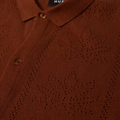 HUF Plantlife Perforated Knit Shirt - Sierra -DADDIES Skate Gear 196377233049 4