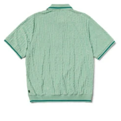 HUF Tether Jacquard Terry Shirt - Jade 10 HUF Tether Jacquard Terry Shirt - Jade -DADDIES Skate Gear 196377233094 4