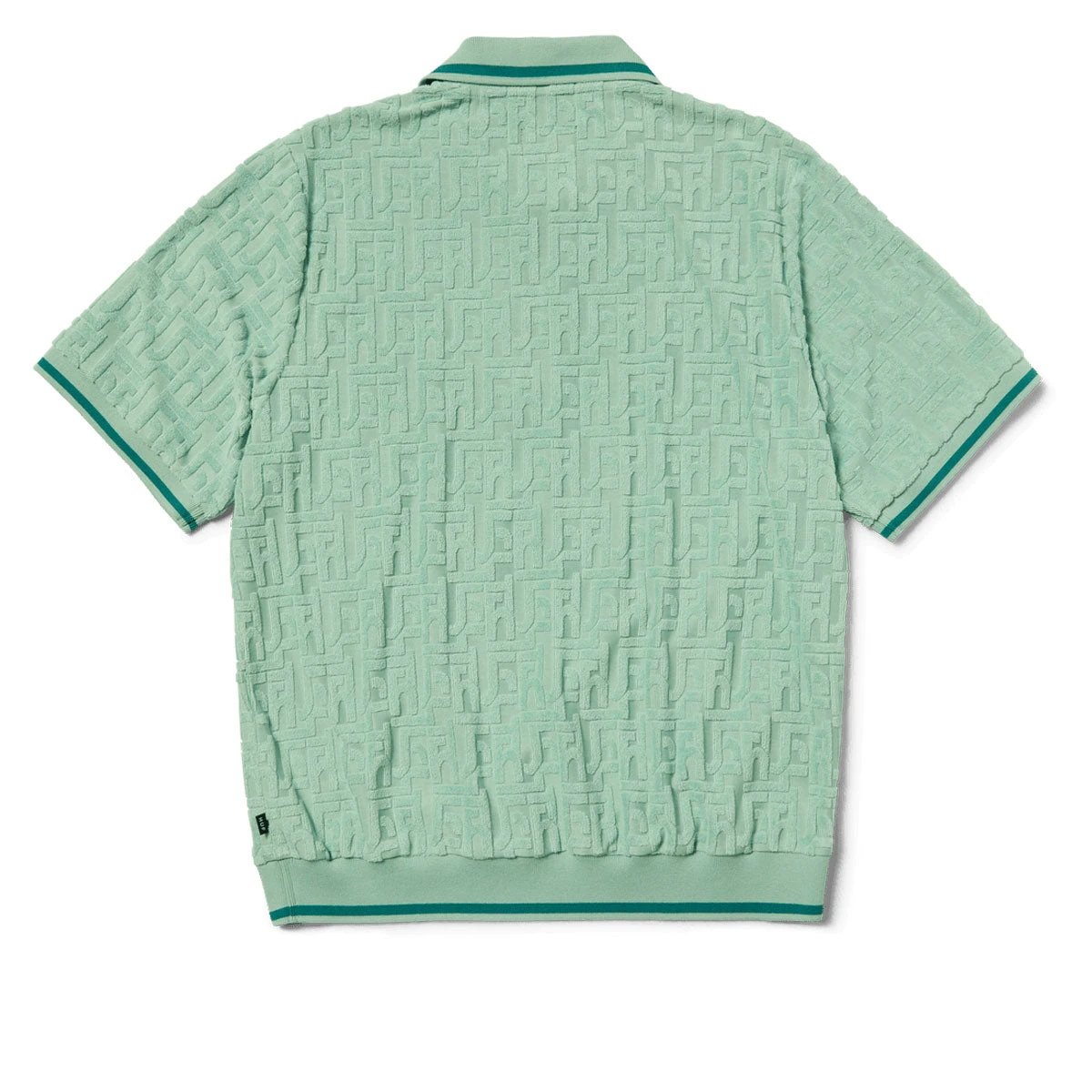 HUF Tether Jacquard Terry Shirt - Jade 6 HUF Tether Jacquard Terry Shirt - Jade - Image 4