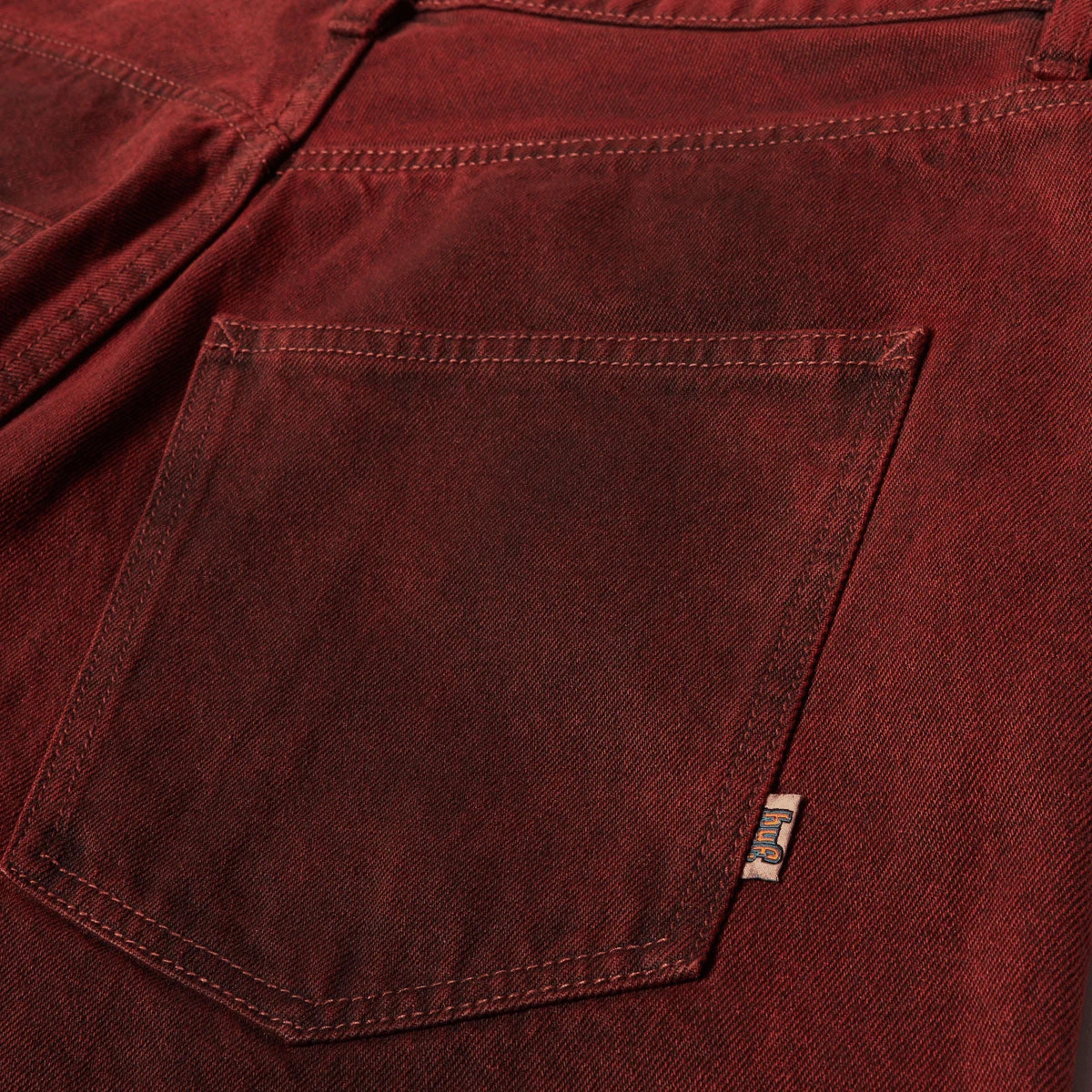 HUF Cromer Washed Jeans - Lava Red 7 HUF Cromer Washed Jeans - Lava Red - Image 5