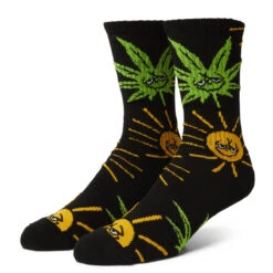 HUF Sunny Buddy Socks - Black