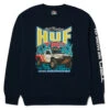 Huf X Toyota TRD Pit Crew Sweatshirt - Navy 2 Huf X Toyota TRD Pit Crew Sweatshirt - Navy -DADDIES Skate Gear 196377241440 1
