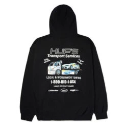 HUF X Greddy Tow Hoodie - Black