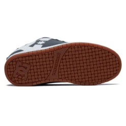 DC Court Graffik Shoes - Grey/White -DADDIES Skate Gear 196382980167 4