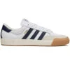 Adidas Nora Shoes - White/Collegiate Navy/Chalk White -DADDIES Skate Gear 196472037818 1