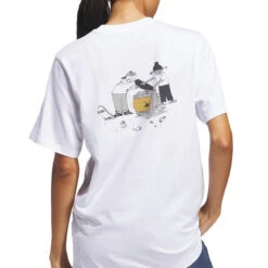 Adidas HJ Trash T-Shirt - White -DADDIES Skate Gear 196475027328 4