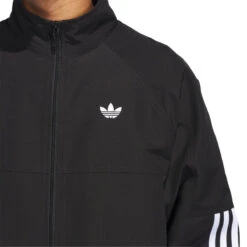 Adidas Gazelle Track Jacket - Black/White -DADDIES Skate Gear 196475039963 4