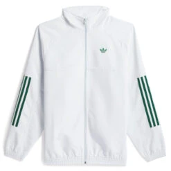 Adidas Gatsele Track Jacket - Crystal White/Dark Green