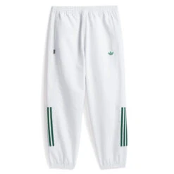 Adidas Gatsele Track Pants - Crystal White/Dark Green