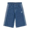 Adidas Denim Firebird Shorts - Medium Blue -DADDIES Skate Gear 196477358888 1