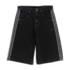 Adidas Denim Firebird Shorts - True Black Denim -DADDIES Skate Gear 196477436036 1