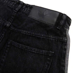 Adidas Denim Firebird Shorts - True Black Denim 11 Adidas Denim Firebird Shorts - True Black Denim -DADDIES Skate Gear 196477436036 5